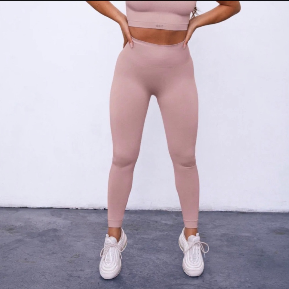SET ACTIVE AMETHYST RIBBED LEGGINGS
